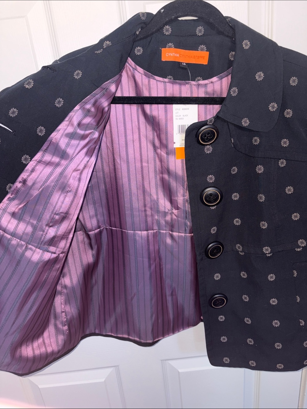 Cynthia Rowley Button Front Jacket - Picture 6 of 6